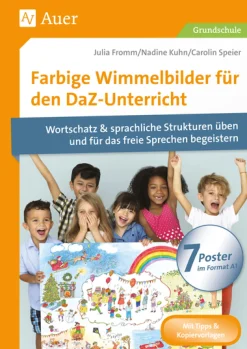 Farbige Wimmelbilder für den DaZ-Unterricht, Buch, 1. bis 4. Klasse