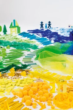 Farblegetäfelchen, Legespiel, ab 3 Jahre