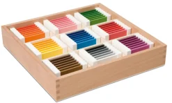 Farbtäfelchen - Schattierungskasten mit neun Farben