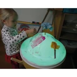 Faszinationsdom für Leuchtkübel, Ø 50 cm, Höhe 17 cm, Hügel Ø 34 cm