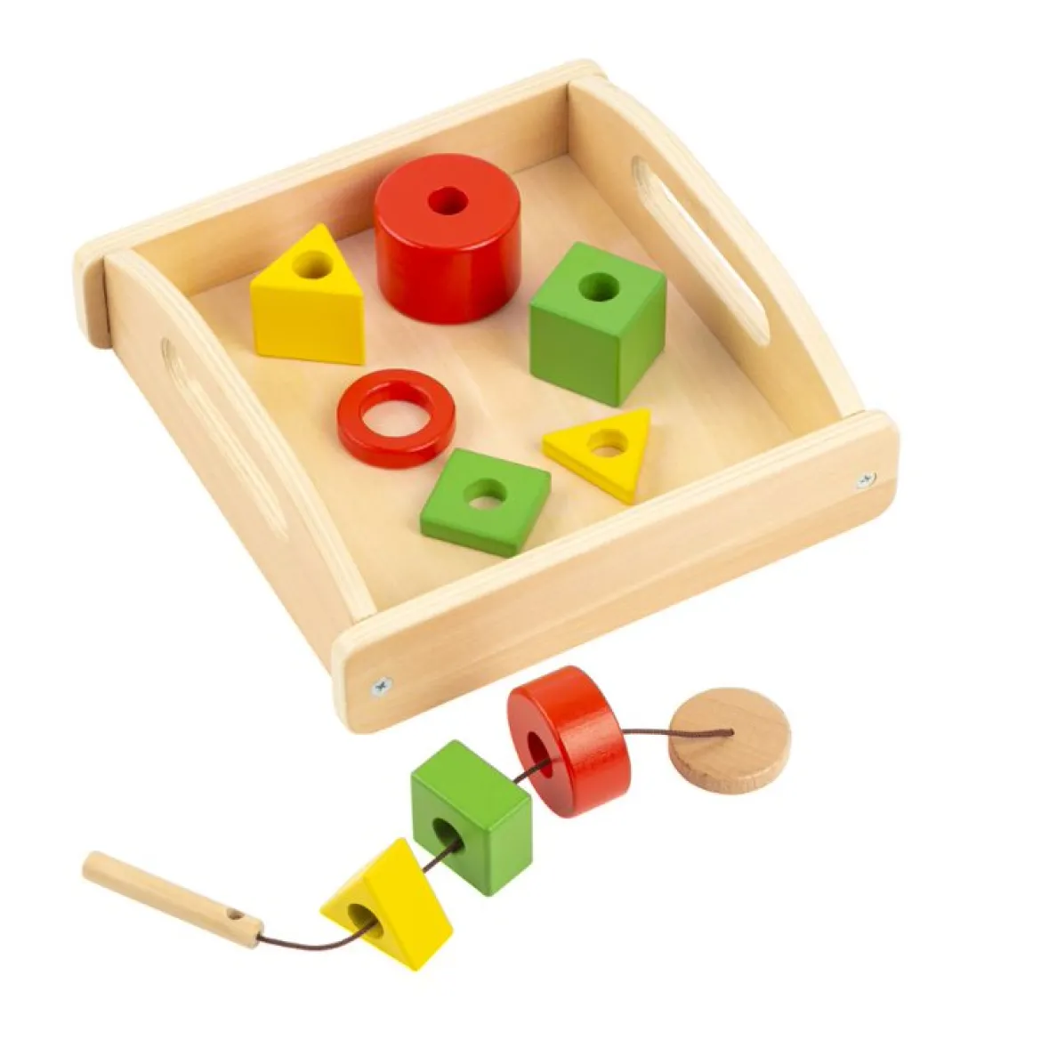 Fädel die Formen, Fädelspiel, 18-22 Monate
