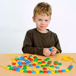 Fädelperlen mit Nummern 1-20. ab 3 Jahre