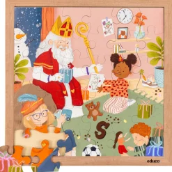 Feiertagspuzzle - Nikolaus, ab 3 Jahre
