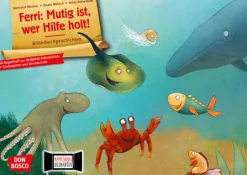 Ferri: Mutig ist, wer Hilfe holt! Kamishibai Bildkartenset, 4-10 Jahre