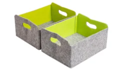 Filzbox-Set, faltbar, 2 Stück