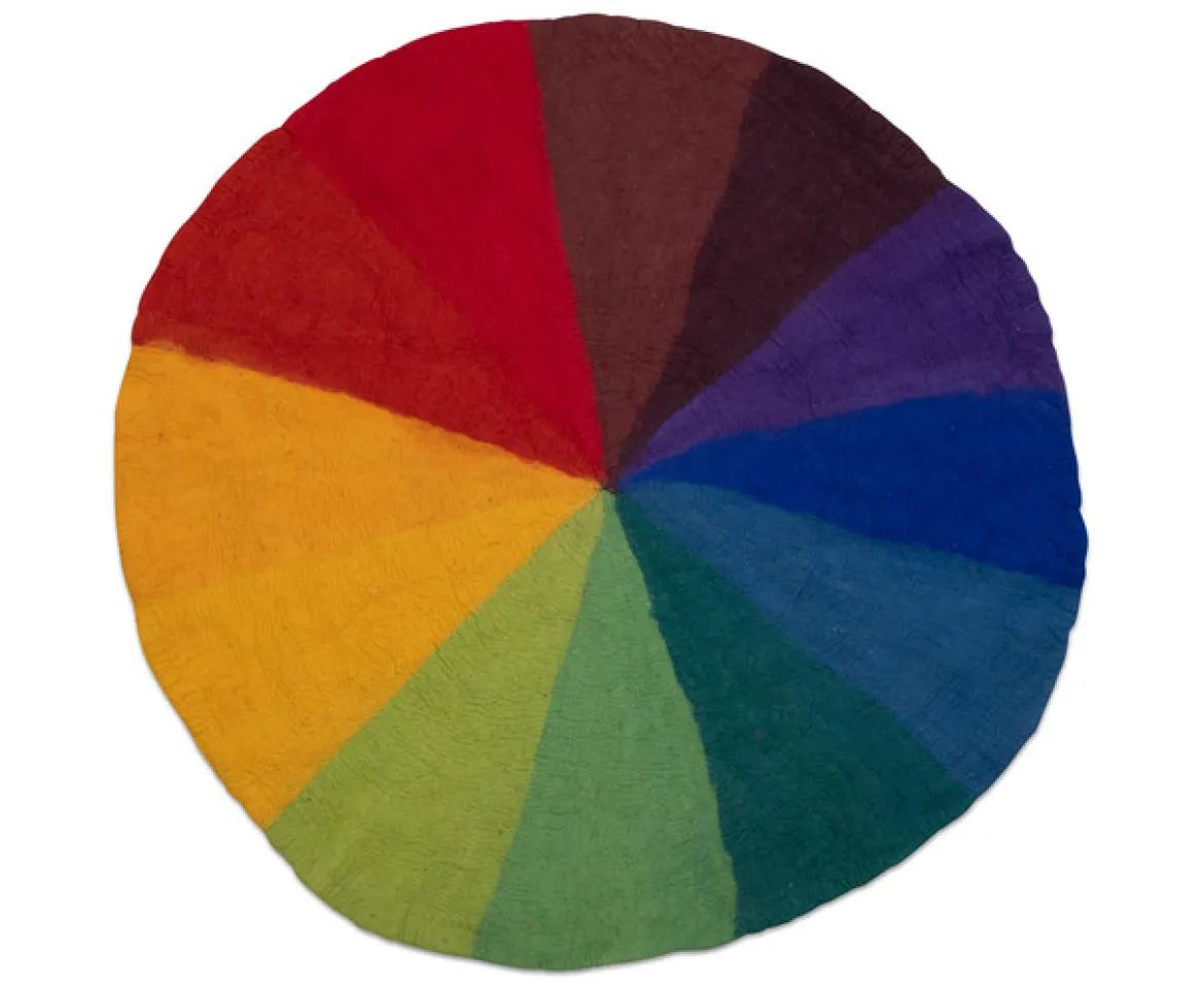 Filzteppich Regenbogen Ø 150 cm, 3-6 Jahre