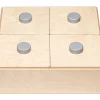 Finde Box aus Holz mit vier Fächern, ab 1,5 Jahre
