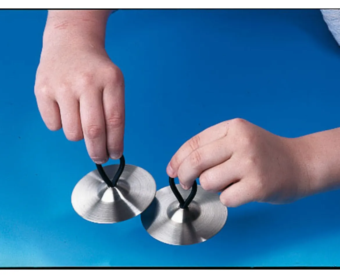 Fingercymbel, 64 mm Durchmesser, Messing, ab 3 Jahre