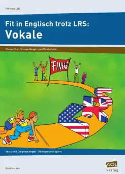 Fit in Englisch trotz LRS: Vokale, Heft, 5.-6. Klasse