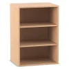 Flexeo® Aufsatzregal, Buche hell, 3 Fächer, Breite 64,1 cm