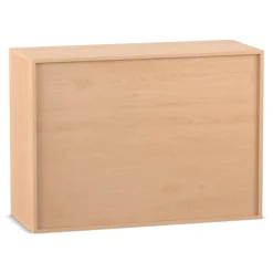 Flexeo Aufsatzregal, Buche hell, 6 Fächer, HxBxT: 90,9 x 126,4 x 48 cm