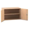 Flexeo Aufsatzschrank, Buche hell, 2 Fächer, HxBxT: 60,6x94,4x50 cm, Dreholive