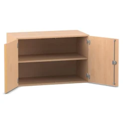 Flexeo Aufsatzschrank, Buche hell, 2 Fächer, HxBxT: 60,6x94,4x50 cm, Dreholive