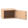 Flexeo Aufsatzschrank, Buche hell, 41,4 x 64,1 x 60 cm, Bogengriff mit Schloss