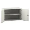 Flexeo Aufsatzschrank, Dekor weiß, 2 Fächer, HxBxT: 60,6x94,4x40 cm, Schloss
