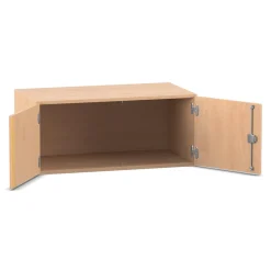 Flexeo Aufsatzschrank, 1 Fach, 2 Türen, Buche hell, HxBxT: 41,4 x 94,4 x 60 cm, Dreholive