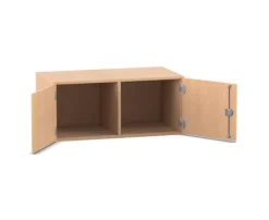 Flexeo Aufsatzschrank, 2 Fächer, 2 Türen, Buche hell, HxBxT: 41,4 x 94,4 cm x 60, Dreholive