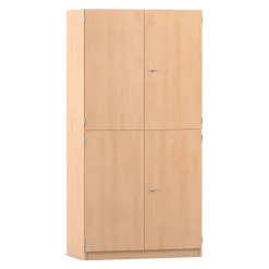 Flexeo® Bastelschrank Jana, Buche hell, 16 Fächer, HxBxT: 190x94,4x60 cm, Dreholive