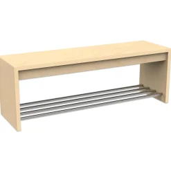 Flexeo® Garderobenbank Armadio, BxTxH: 120 x 35 x 34 cm, Eiche natur