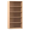 Flexeo® Regal, Buche hell, 5 Fächer, HxBxT: 190 x 94,4 x 48 cm