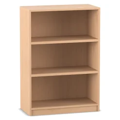 Flexeo Regal, Buche hell, 3 Ordnerhöhen, HxBxT: 115,3x80x40 cm