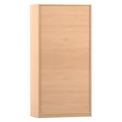 Flexeo® Regal, Buche hell, 1 Reihe, 5 Fächer, HxBxT: 190 x 94,4 cm x 38 cm