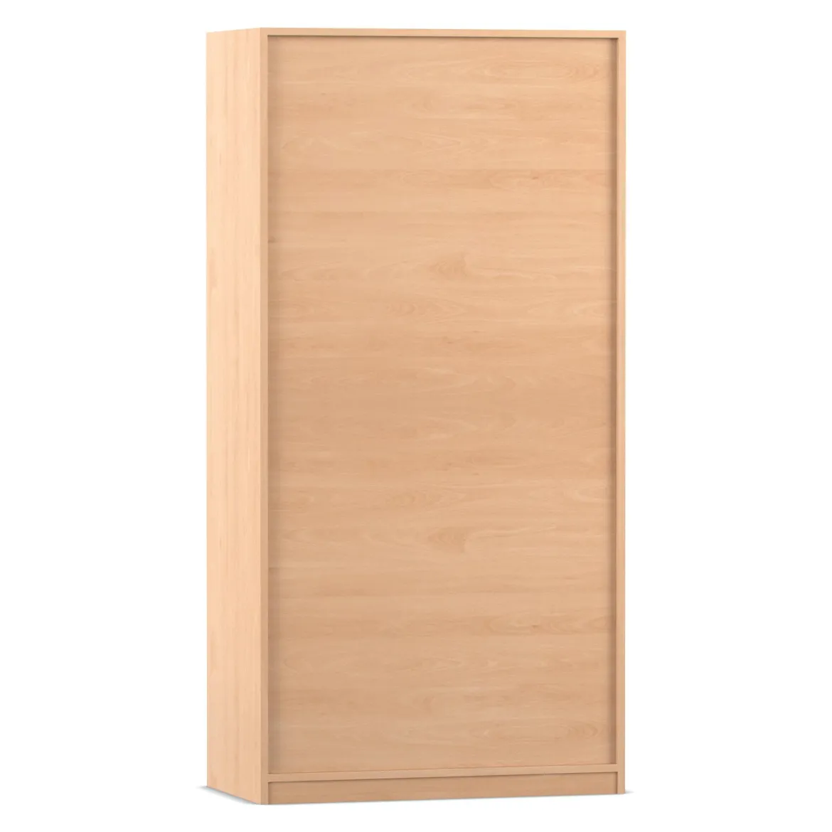 Flexeo® Regal, Buche hell, 1 Reihe, 5 Fächer, HxBxT: 190 x 94,4 cm x 38 cm
