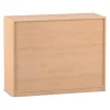 Flexeo® Regal, Buche hell, 2 Reihen, 6 Fächer, HxBxT: 99,1 x 126,4 x 38 cm