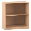 Flexeo Regal mit Sockel, Buche hell, 1 Fachboden, HxBxT: 99,1 x 94,4 x 48 cm