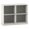 Flexeo Regal mit Sockel, Dekor weiß, 2 Fachböden, HxBxT: 99,1 x 126,4 x 38 cm