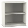 Flexeo Regal mit Sockel, Dekor weiß, 1 Fachboden, HxBxT: 99,1 x 94,4 x 38 cm