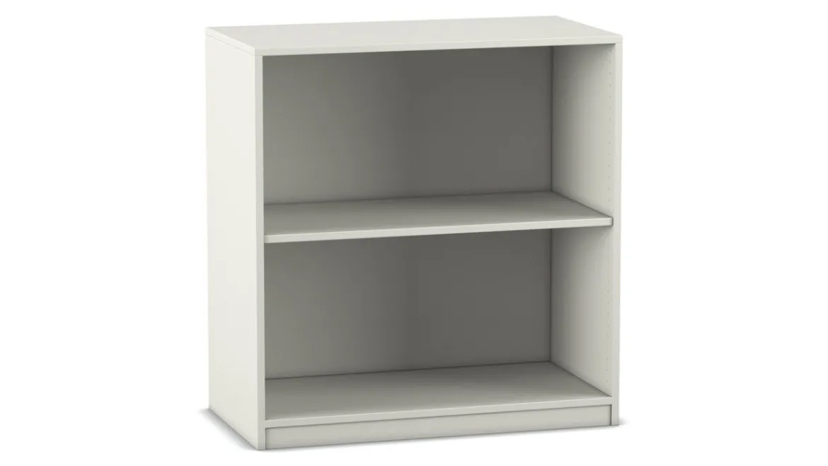Flexeo Regal mit Sockel, Dekor weiß, 1 Fachboden, HxBxT: 99,1 x 94,4 x 38 cm