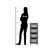 Flexeo Regal PRO, Buche hell, HxBxT: 99,1x37,7x48 cm, 4 große Boxen hellgrün, Stellfüße