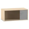 Flexeo® Rollladen-Aufsatzschrank, Ahorn honig, 1 Fach, HxBxT: 41,1x94,4x48 cm