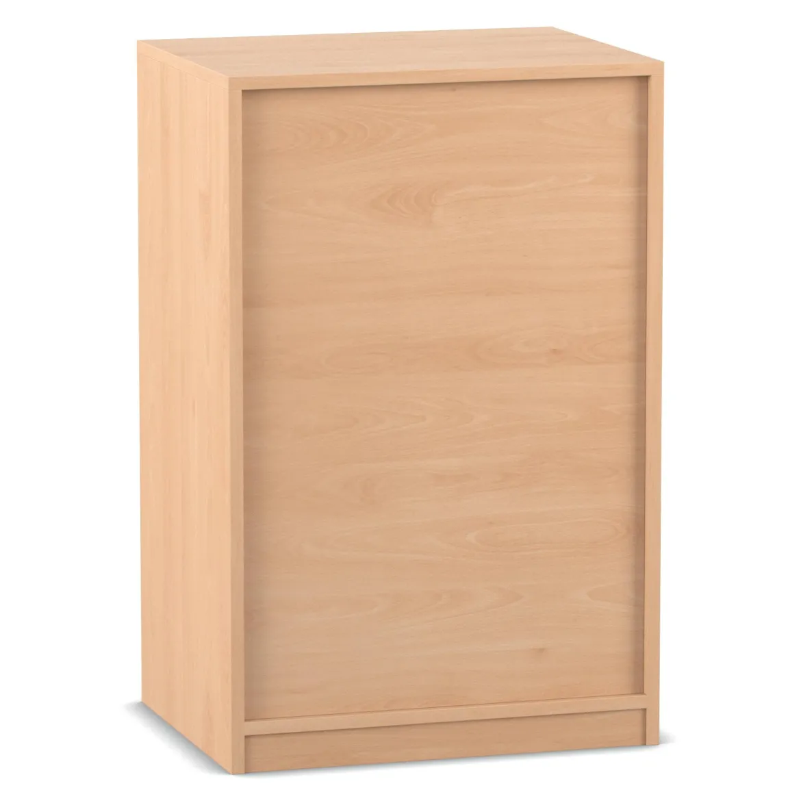 Flexeo® Unterschrank, 3 Fächer, Breite 64,1 cm, 1 Drehtür, Bogengriff mit Schloss