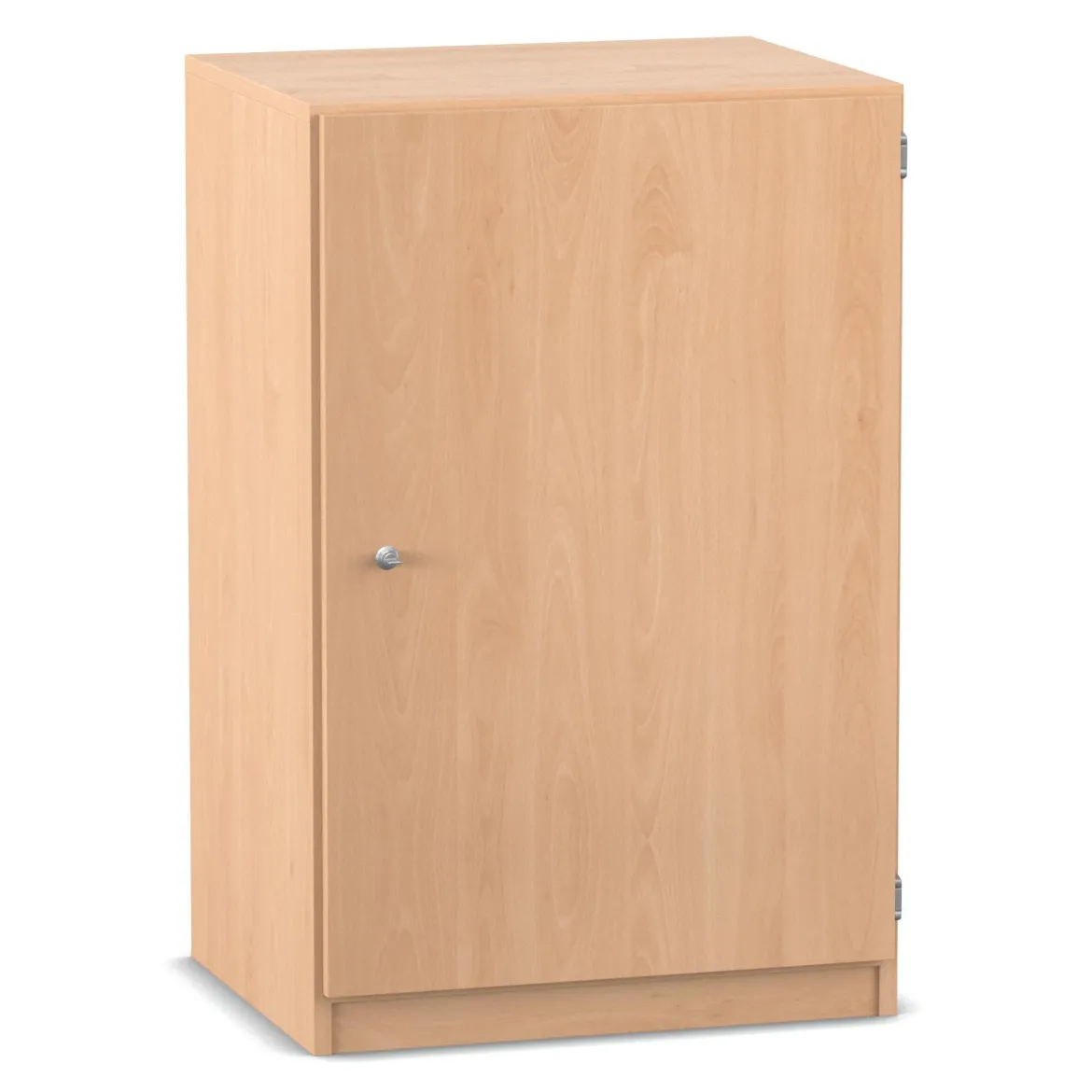 Flexeo® Unterschrank, 3 Fächer, Breite 64,1 cm, 1 Drehtür, Bogengriff mit Schloss