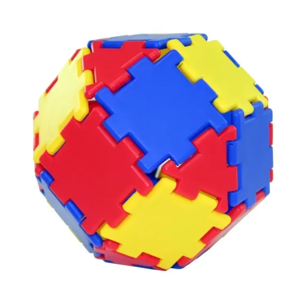 Flexible Steckbausteine, Junior Polydron, Starterset, 124 Teile, für Kleinkinder