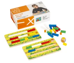 Füll die Wege! Legespiel, 5-7 Jahre
