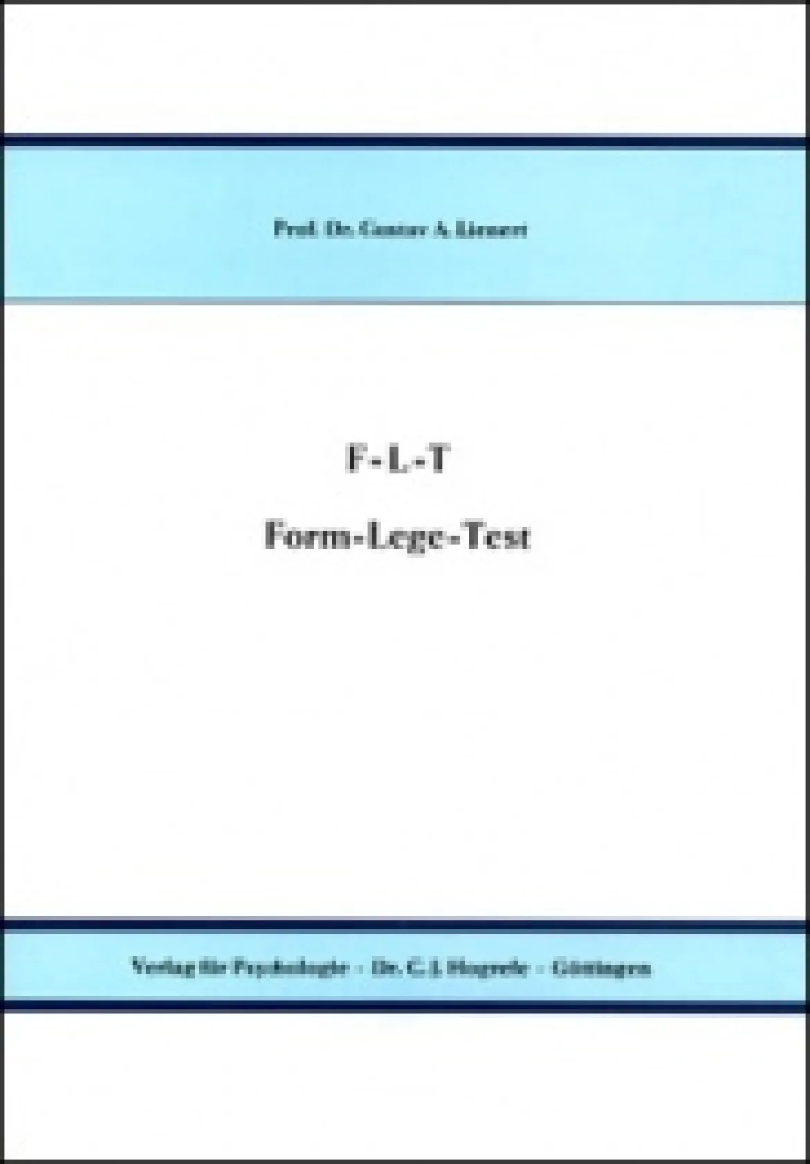 FLT Form-Lege-Test, komplett, 13-18 Jahre