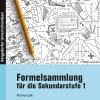 Formelsammlung für die Sekundarstufe 1, Buch, 5. bis 10. Klasse