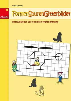 Formen-Spuren-Gitterbilder, ab 4 Jahren