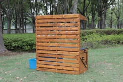 Forscherstation, für Wald und Garten, mit Wasserpumpe, aus Holz, Outdoor