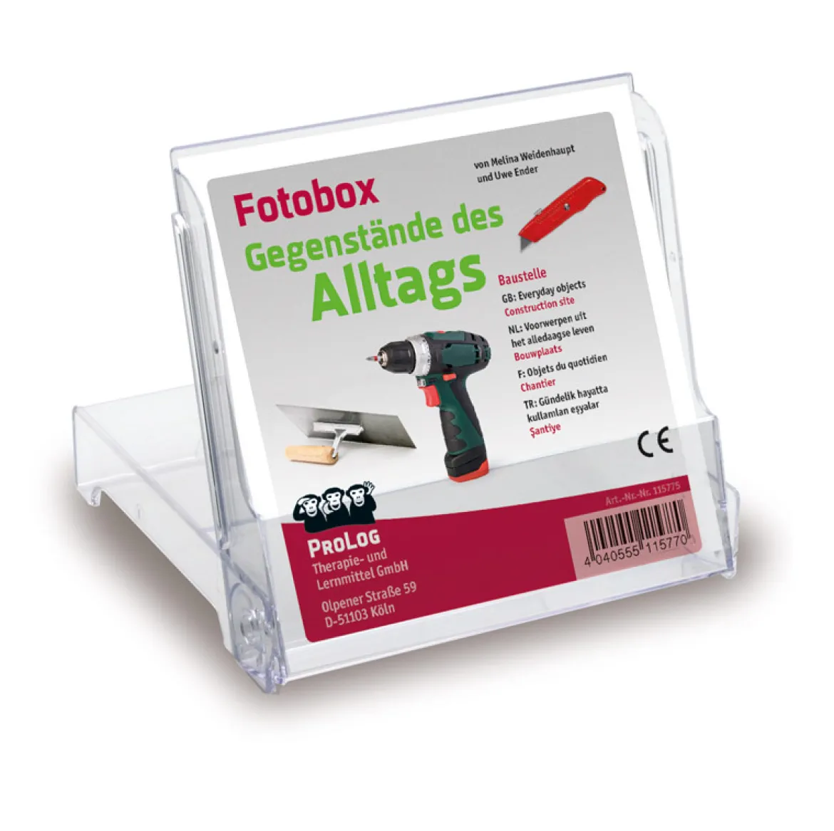 Fotobox Gegenstände des Alltags - Baustelle, Fotokarten
