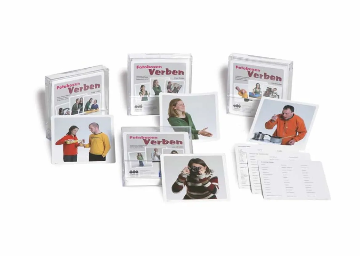 Fotobox Verben - 4er Set