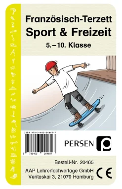 Französisch-Terzett: Sport und Freizeit, Kartenspiel, 5. bis 10. Klasse