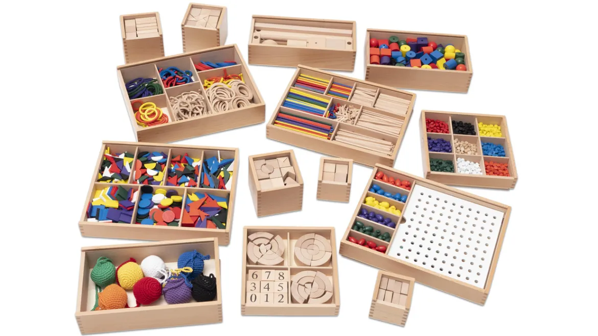 Fröbel-Set, 14 Spielgaben, ab 1 Jahr
