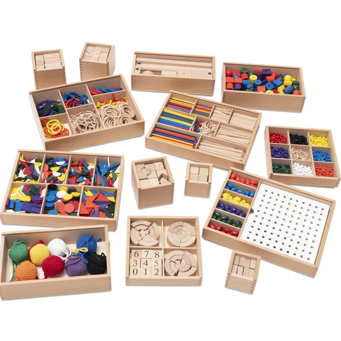 Fröbel-Set, 14 Spielgaben, ab 1 Jahr
