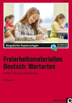 Freiarbeitsmaterialien Deutsch: Wortarten, Kopiervorlagen, Klasse 5