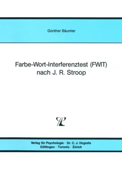 FWIT Farbe-Wort-Interferenztest, Test komplett, 10 bis 85 Jahre