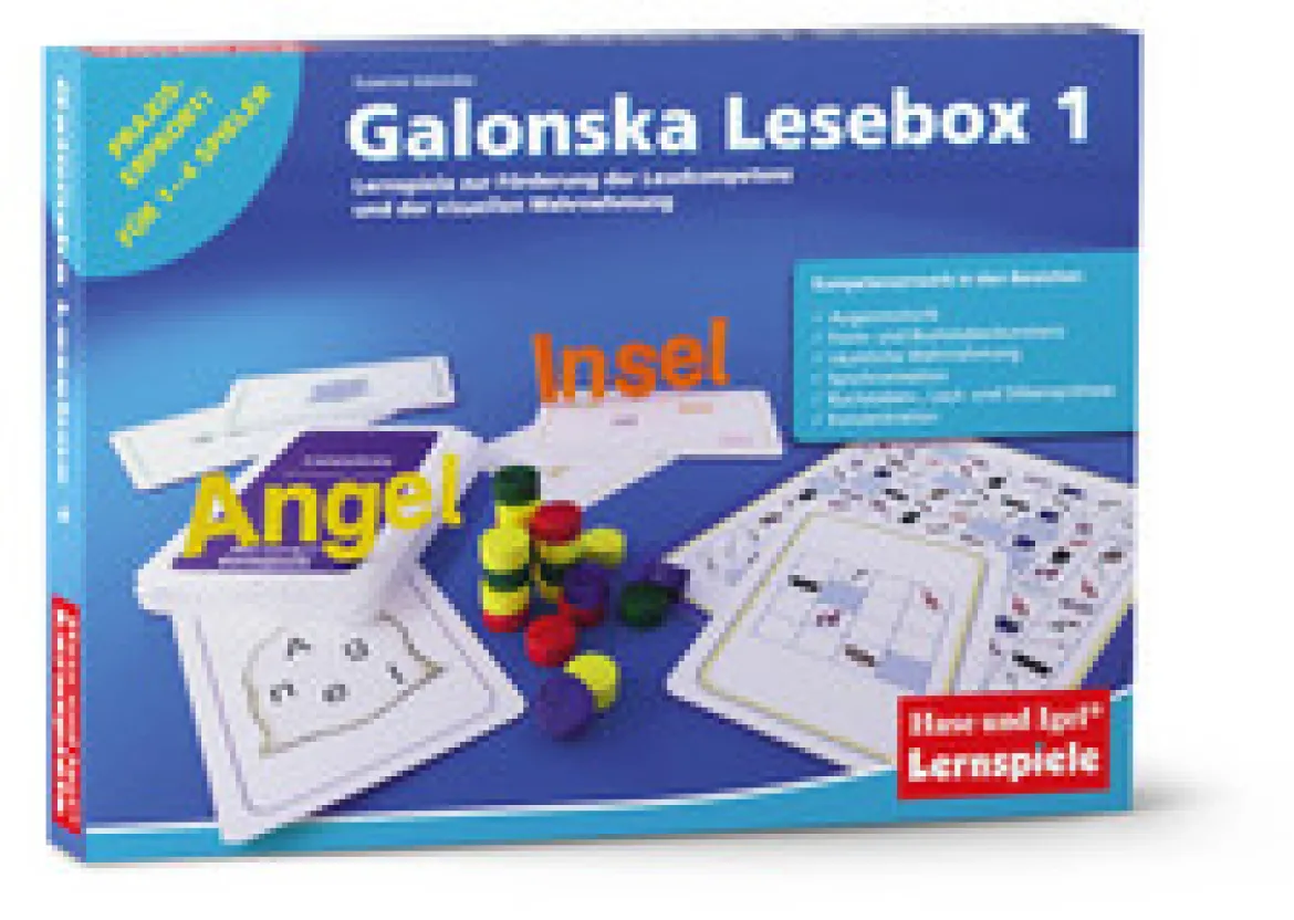 Galonska Lesebox 1, Lernspiele, Vorschule bis 6. Klasse